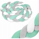 Ricokids Nárazník do postýlky mátově šedý – Zbozi.Blesk.cz