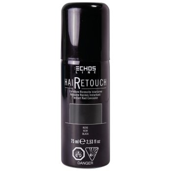 Echosline Hair Retouch Barevný korektor na odrosty Černý 75 ml