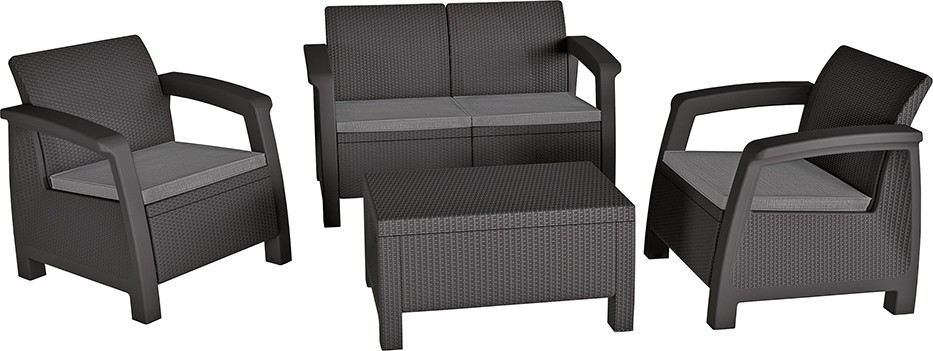 KETER Bahamas Lounge set - Graphite