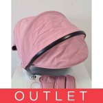 PETITE&MARS Stříška + polstrování Street Rose Pink – Zboží Dáma