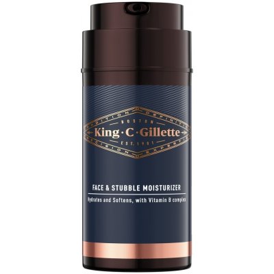 KING C.GILLETTE Face & Stubble Moisturizer 100 ml