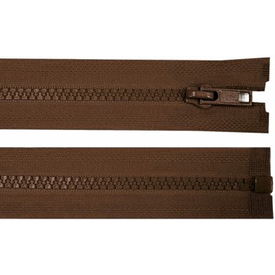 Prima-obchod Kostěný zip No 5 délka 65 cm bundový, barva 304 hnědá čokoládová – Hledejceny.cz
