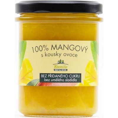 Kvasnička Džem mangový bez přidaného cukru 200 g – Zboží Dáma