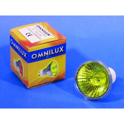 Omnilux 230V 50W GU-10 žlutá – Zboží Živě