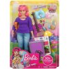 Panenka Barbie Barbie Daisy cestovní růžové vlasy