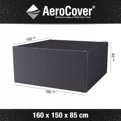 Aerocover 7914 Ochranný obal na zahradní jídelní set čtverec 160x150x85 cm