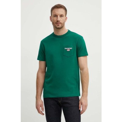 Polo Ralph Lauren Bavlněné tričko s aplikací 710938452 zelená