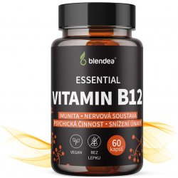 Blendea Vitamin B12 kapsle pro podporu snížení míry únavy a vyčerpání 60 kapslí