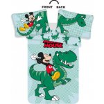 Jerry Fabrics povlečení Mickey Dino 100 x 135 , 40 x 60 cm – Sleviste.cz