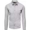 Pánská Košile Dstreet pánská elegantní košile DX2434 světle šedá