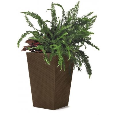 Keter Rattan Planter M Květináč 55,4 l 57 x 39 cm 228975 hnědý – Zbozi.Blesk.cz