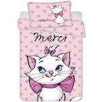 Jerry Fabrics Povlečení do postýlky Marie Cat Merci 100 cm x 135 cm 40 cm x 60 cm – Sleviste.cz
