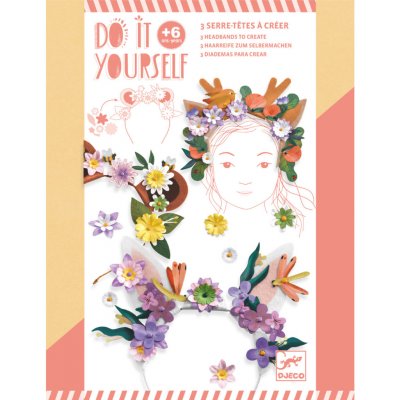 Djeco Výroba čelenek Flower friends – Hledejceny.cz