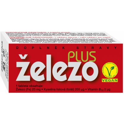 Naturvita Železo plus 60 tablet – Sleviste.cz