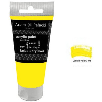 Akrylová barva Adam Palacki 75 ml Lemon Yellow