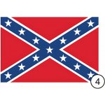 LIBEA, s.r.o. Autovlajka #Jízda Konfederace-Jižanská Rozměr: 20×30 cm – Sleviste.cz