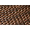 Stínící textilie MyBestHome balkonová ratanová zástěna Latvia 1 x 1 m hnědá