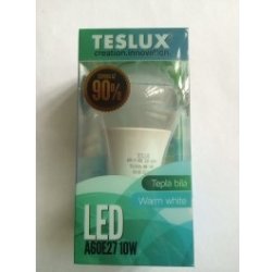 Teslux LED žárovka A60 10 W 21 SMD E27 keramik Teplá bílá