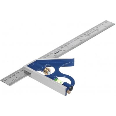 WorkPro Kombinovaný úhelník 45° a 90° s pravítkem 30 cm WP264002 – Sleviste.cz