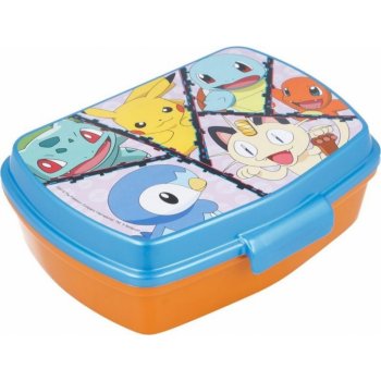 Stor svačinový box Pokémoni oranžový 16x11x5 cm