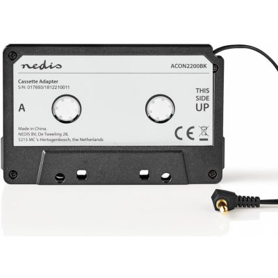 Nedis ACON2200BK kazetový adaptér, Jack 3.5mm