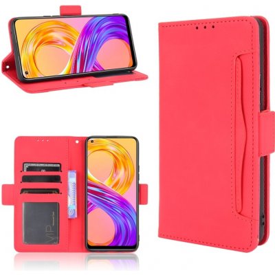 VSECHNONAMOBIL 127212 SLOT Peněženkový obal pro Realme 8 / Realme 8 Pro červený – Zboží Živě