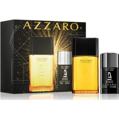 Azzaro Azzaro pour Homme Dárková sada, toaletní voda 100ml + deostick 75ml – Zboží Mobilmania