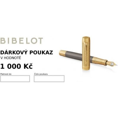 Dárkový poukaz v hodnotě 1000 Kč – Zboží Dáma