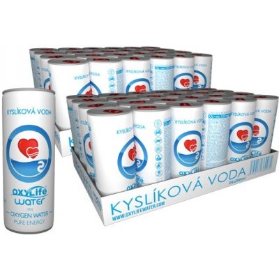 Oxylife Kyslíková voda Water 48 x 250 ml – Zbozi.Blesk.cz