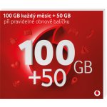 Vodafone SIM Předplacená karta GIGA 100GB + 50Kč kredit Forma SIM: Klasická SIM karta – Zboží Mobilmania