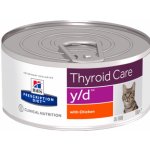 Hill's Prescription Diet y d Thyroid Care pro kočky 156 g – Hledejceny.cz