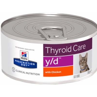 Hill's Prescription Diet y d Thyroid Care pro kočky 156 g – Hledejceny.cz