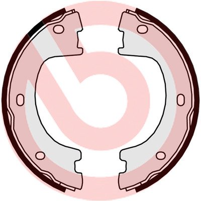 S 50 521 BREMBO Sada brzdových čelistí, parkovací brzda – Hledejceny.cz