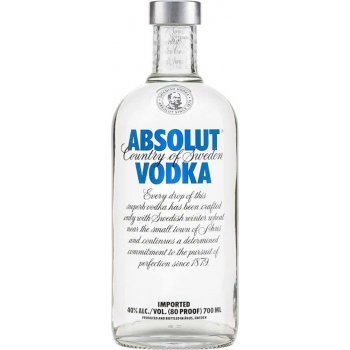 Absolut Blue 40% 0,7 l (holá láhev)