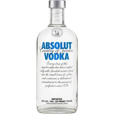 Absolut Blue 40% 0,7 l (holá láhev)