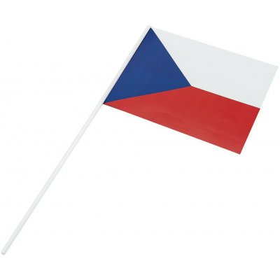 Papírová vlaječka na plastové tyčce - 14,5 x 21 cm – Zboží Mobilmania