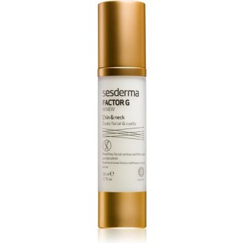 Sesderma Factor G Renew gelový krém pro redefinici kontur obličeje a krku Global Anti-Aging Action 50 ml