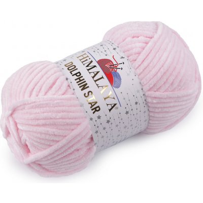 Stoklasa Pletací žinylková příze s lurexovým vláknem Dolphin Star 100 g Balení: 1 ks, Varianta: 4 (92103) růžová nejsv. 4 (92103) růžová nejsv. – Zboží Mobilmania