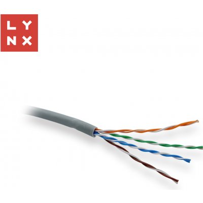 Lynx CS LX-SLD-UTP5E-LSOH-GR UTP Cat5e 305m šedý – Zboží Mobilmania