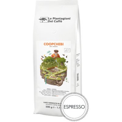 Le Piantagioni del Caffe' Coopchebi Peru Espresso Arabika 100% 0,5 kg – Hledejceny.cz