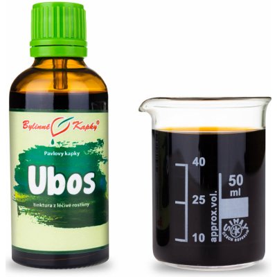 Bylinné kapky Pavlovy bylinné kapky Ubos tinktura 50 ml – Hledejceny.cz