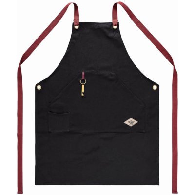 Gentlemen's Hardware Pánská kuchyňská zástěra s otvírákem BBQ Utility Apron černá