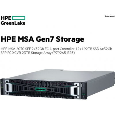 HP Enterprise MSA 2070 P79245-B25 – Zbozi.Blesk.cz