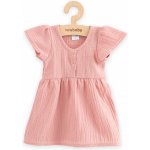 Kojenecké mušelínové šatičky pink – Zbozi.Blesk.cz