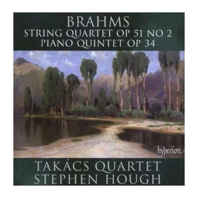 Johannes Brahms - String Quartet Op. 51 No. 2 • Piano Quintet Op. 34 CD