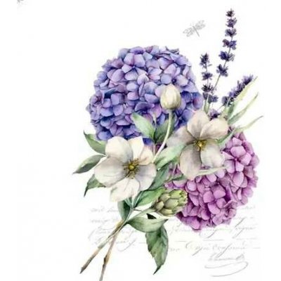 ti-flair Ubrousek 33x33cm Kytice s Hortenzii – Hledejceny.cz