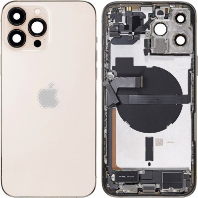 Kryt Apple iPhone 13 Pro Max Zadní Housing s Malými Díly zlatý – Zboží Mobilmania