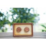 Wood Style manžetové knoflíčky kořenice – Zboží Dáma