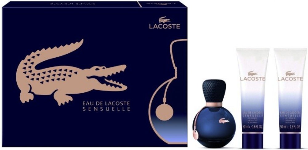 Lacoste Eau De Lacoste Sensuelle EDP 30 ml + sprchový gel 2 x 50 ml dárková  sada | Srovnanicen.cz