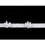 Záclonovka 3 skladová šíře 25 mm, střední, bílá – Zboží Dáma